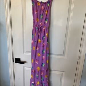 Cat & Jack Purple Dress with Floral Accents